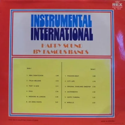 Various: Instrumental International, Happy sound by famous Bands – Bild 2