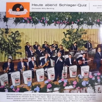 Orchester Willy Berking: Heute Abend Schlager-Quiz