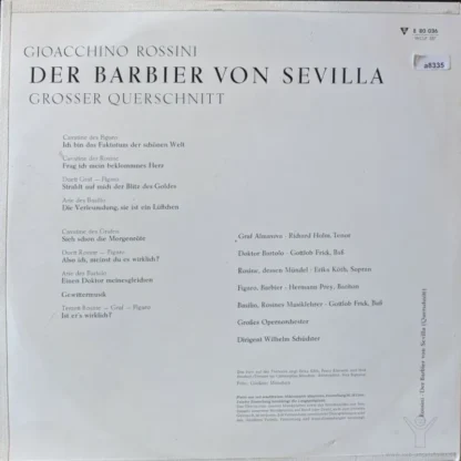 Gioacchino Rossini - Various: Der Barbier Von Sevilla – Bild 2