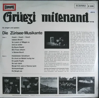 Die Zürisee-Musikante: Grüetzi Miteinand – Bild 2