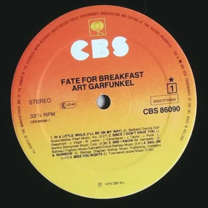 Art Garfunkel: Fate For  Breakfast – Bild 3