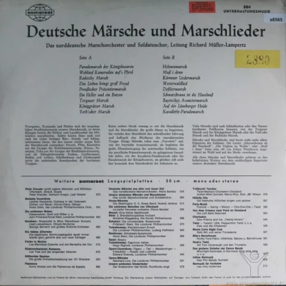 Das Norddeutsche Marschorchester Und Soldatenchor, Leitung Richard Müller-Lampertz: Deutsche Märsche Und Marschlieder – Bild 2