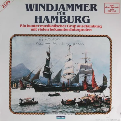 Divers: Windjammer  Für Hamburg -  Ein Bunter Musikalischer Gruß Aus Hamburg Mit Vielen Bekannten Interpreten