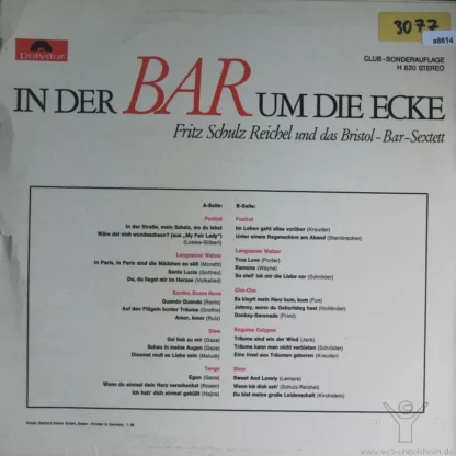 Fritz Schulz Reichel Und Das Bristol-Bar-Sextett: In Der Bar Um Die Ecke – Bild 2