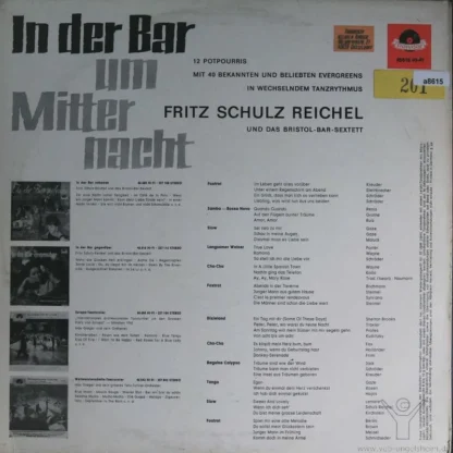 Fritz Schulz Reichel Und Das Bristol-Bar-Sextett: In Der Bar Um Mitternacht – Bild 2