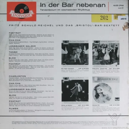 Fritz Schulz Reichel Und Das Bristol-Bar-Sextett: In Der Bar Nebenan – Bild 2