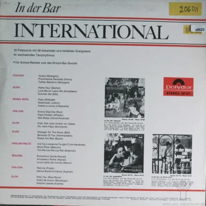 Fritz Schulz Reichel Und Das Bristol-Bar-Sextett: In Der Bar International – Bild 2