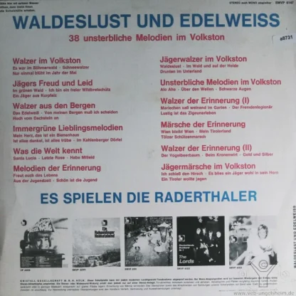 Die Raderthaler: Waldeslust Und Edelweiß – Bild 2