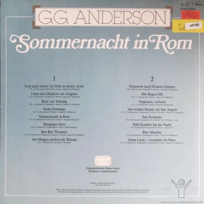 G.G. Anderson: Sommernacht In Rom – Bild 2