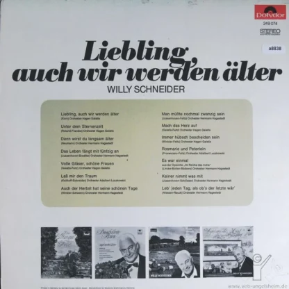 Willi Schneider: Liebling, Auch Wir Werden Älter – Bild 2