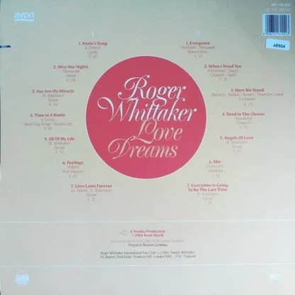 Roger Whittaker : Love Dreams – Bild 2