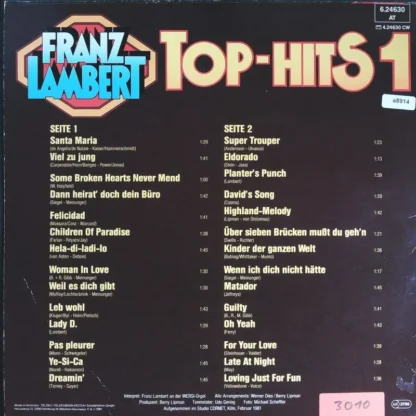 Franz Lambert: Top Hits 1 – Bild 2