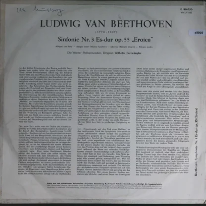 Wiener Philharmoniker, Dirigent: Wilhelm Furtwängler: Ludwig Van Beethoven - Symphonie Nr. 3 Es-Dur Op. 55 – Bild 2