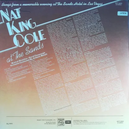 Nat King Cole: Nat King At The Sands – Bild 2