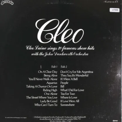 Cleo Laine: "Cleo" – Bild 2