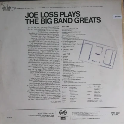 Joe Loss And His Orchestra: Joe Loss Plays The Big Band Greats – Bild 2