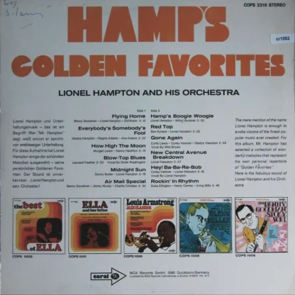 Lionel Hampton And His Orchestra: Hamp'S Golden Favorites - Lionel Hampton And His Orchestra – Bild 2