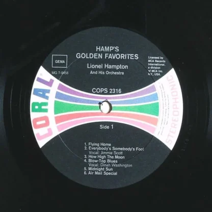 Lionel Hampton And His Orchestra: Hamp'S Golden Favorites - Lionel Hampton And His Orchestra – Bild 3