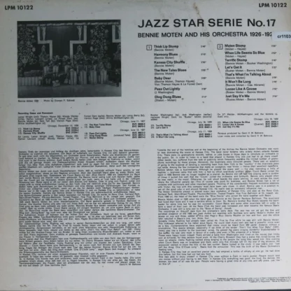 Bennie Moten And His Orchestra: Jazz Star Serie No.17 – Bild 2