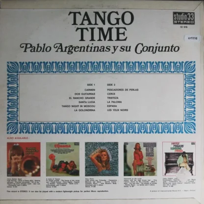 Pablo Argentinas I Su Conjunto: Tango Time – Bild 2