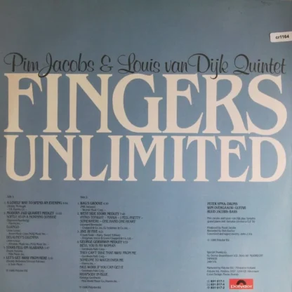 Pim Jacobs & Louis Van Dijk Quintet: Fingers Unlimited – Bild 2