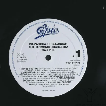 Pia Zadora & The London Philharmonic Orchestra : Pia & Phil – Bild 3