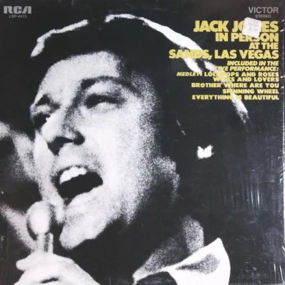 Jack Jones : Jack Jones In Person At The Sands Hotel, Las Vegas