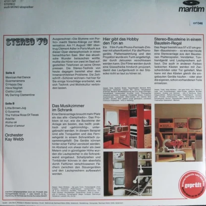 Orchester Kay Webb: Stereo 70 – Bild 2