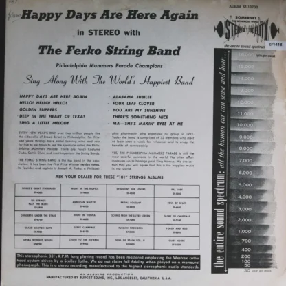 Ferko String Band: Happy Days Are Here Again – Bild 2