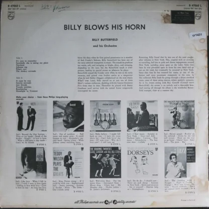 Billy Butterfield: Billy Blows His Horn – Bild 2