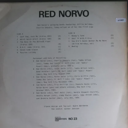 Red Norvo: Rarities No. 23 – Bild 2