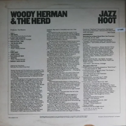 Woody Herman And The Herd: Jazz Hoot – Bild 2