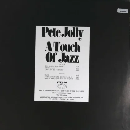 Pete Jolly: A Touch Of Jazz – Bild 2