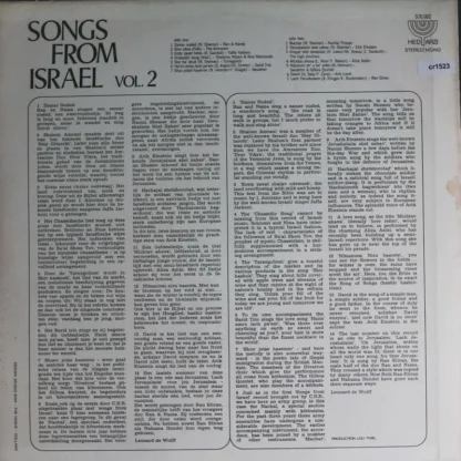 Divers: Songs From Israel, Vol. 2 – Bild 2