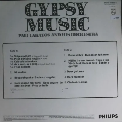 Pali Lakatos And His Orchestra: Gipsy Music – Bild 2