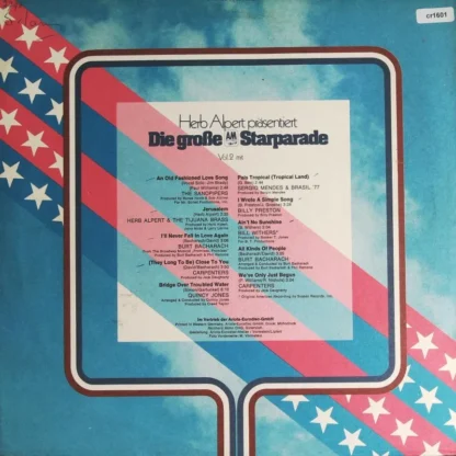 Herb Alpert: Die Große A&M Starparade Vol. 2 – Bild 2