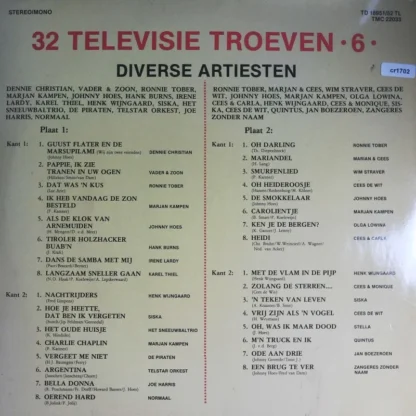 Divers: 32 Televisie Troeven Nr. 6 Diverse Artiesten – Bild 2