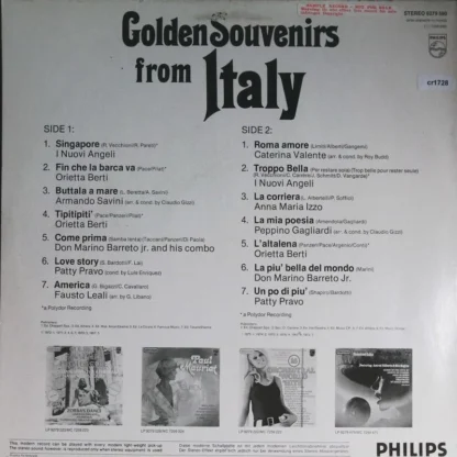 Divers: Golden Souvenirs From Italy – Bild 2