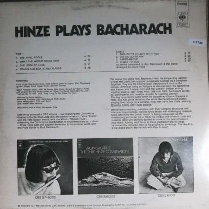 Chris Hinze: Bacharach Bravo! – Bild 2