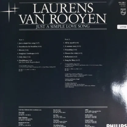 Laurens Van Rooyen: Just A Simple Love Song – Bild 2