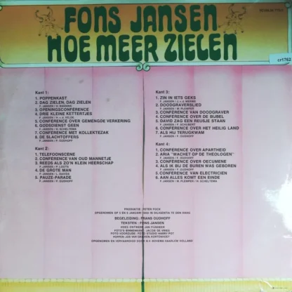 Fons Jansen: Hoe Meer Zielen – Bild 2