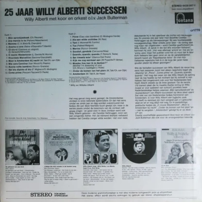 Willy Alberti: 25 Jaar Willy Alberti Successen – Bild 2