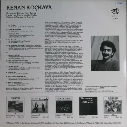 Kenan Kocanka: Songs And Dances From Turkey – Bild 2