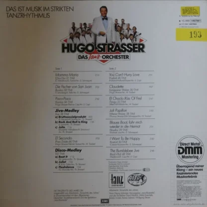 Hugo Strasser: Die Tanzplatte Des Jahres ´84 – Bild 2