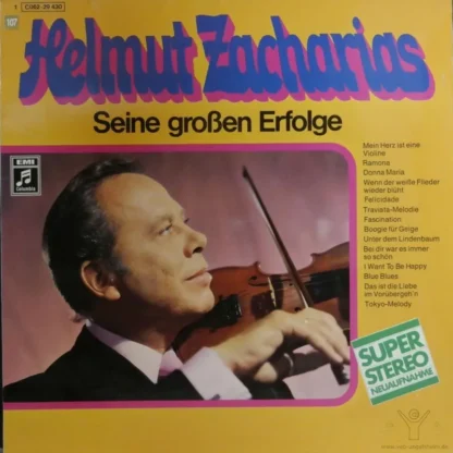Helmut Zacharias: Helmut Zacharias- Seine Großen Erfolge (Neuaufnahme)