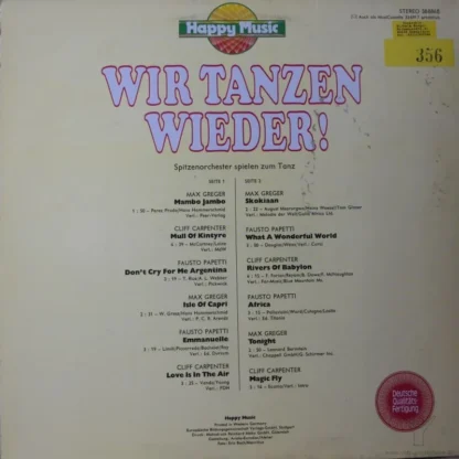Various: Wir Tanzen Wieder - Spitzenorchester Spielen Zum Tanz – Bild 2