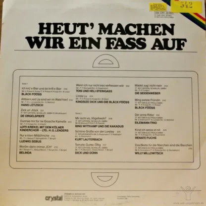 Various: Heut' Machen Wir Ein Fass Auf – Bild 2