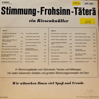 Various: Stimmung-Frohsinn-Täterä – Bild 2