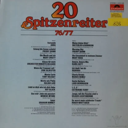 Various: 20 Spitzenreiter 76/77 – Bild 2