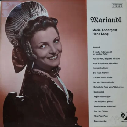 Maria Andergast Hans Lang: Mariandl